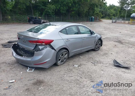 2017 Hyundai Elantra Limited из США, поврежденный, VIN 5NPD84LF4HH091936